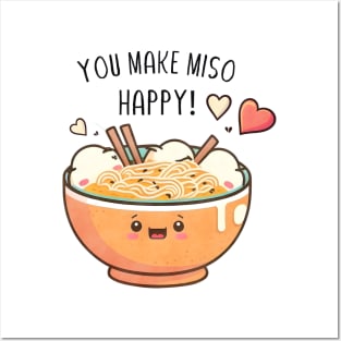 You-Make-Miso-Happy-Valentine Posters and Art